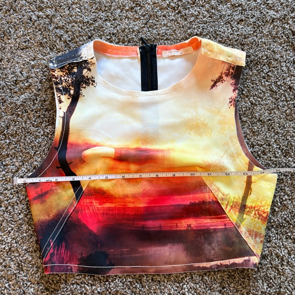 Bershka sunset crop top - Picture 8 of 9